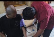 Sidokkes Polres Pelabuhan Tanjung Priok, Laksanakan Pemeriksaan Kesehatan Bagi Tahanan