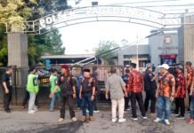 SIMULASI PENGAMANAN UNJUK RASA POLSEK PAGEDANGAN“Jaga Jakarta, Jaga Warga, Jaga Kecamatan Pagedangan”