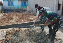 Satgas TMMD Kodim 0621 Kabupaten Bogor Pacu Pembangunan, Pedagang Warung Haru Dan Syukur