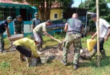 TMMD ke-128 Kodim 0621/Kabupaten Bogor Bangun Sistem Pipanisasi Air Bersih di Cigudeg
